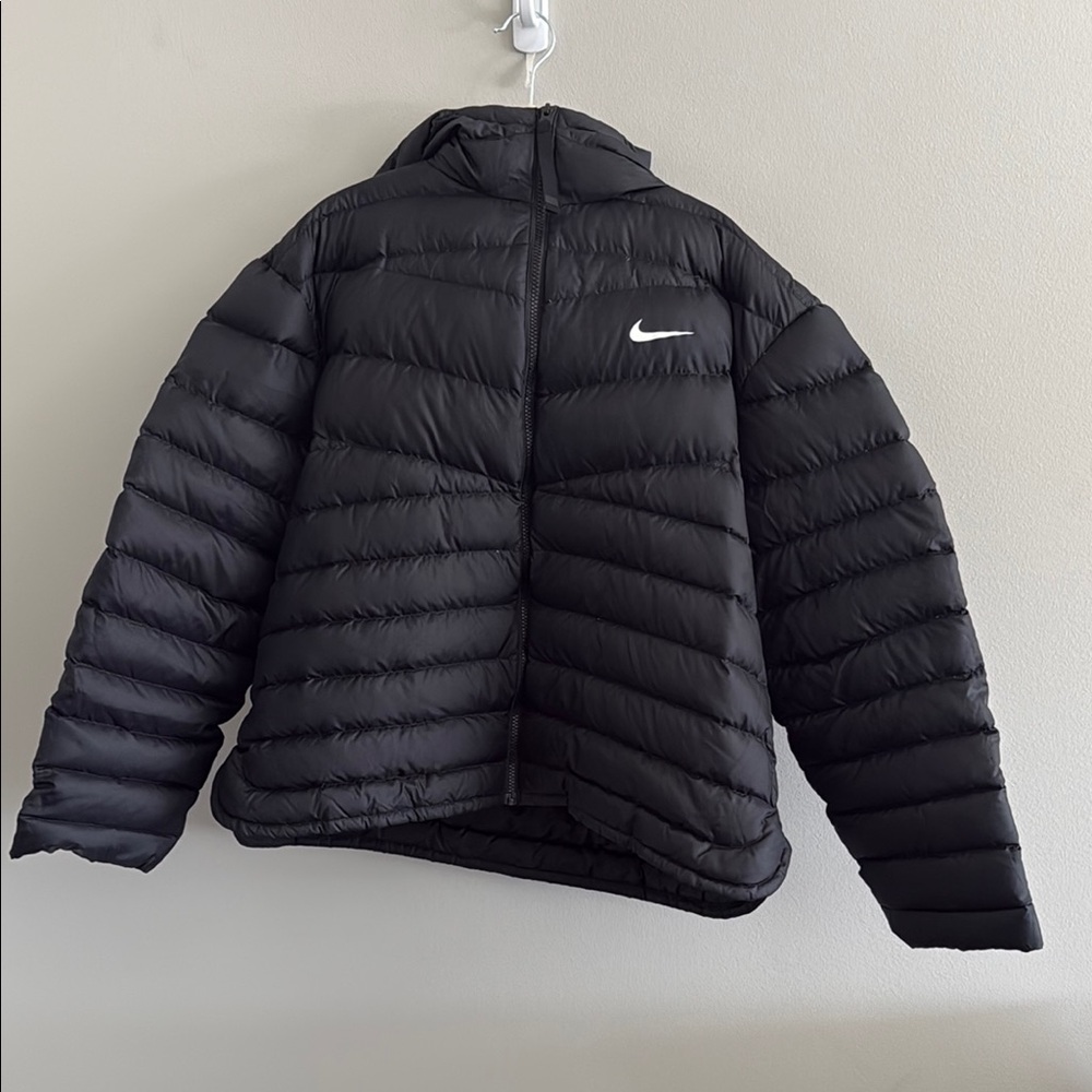 Nike Black Quilted Puffer Jacket